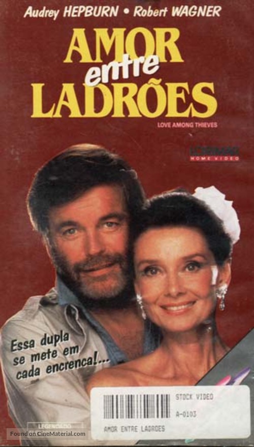 Love Among Thieves - Brazilian VHS movie cover