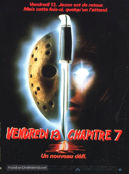 Friday the 13th Part VII: The New Blood - French Movie Poster