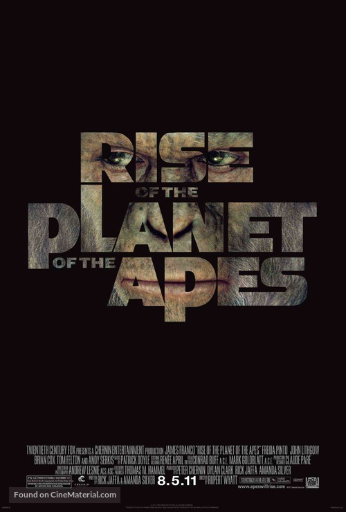Rise of the Planet of the Apes - Movie Poster
