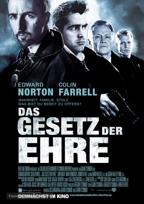 Pride and Glory - German Movie Poster