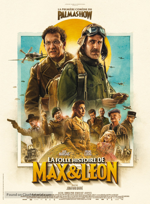 La folle histoire de Max et L&eacute;on - French Movie Poster