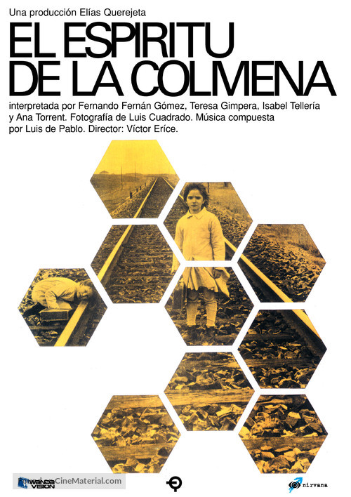 El esp&iacute;ritu de la colmena - Spanish Movie Poster