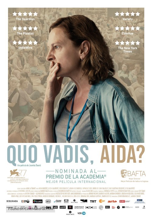 Quo vadis, Aida? - Spanish Movie Poster