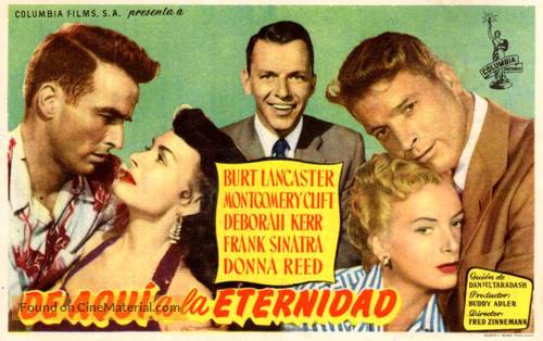 From Here to Eternity - Spanish Movie Poster