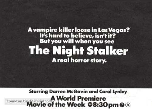 The Night Stalker - poster
