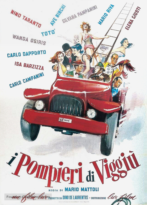 I pompieri di Viggi&ugrave; - Italian Theatrical movie poster