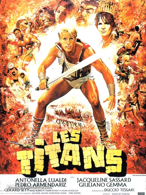 Arrivano i titani - French Movie Poster