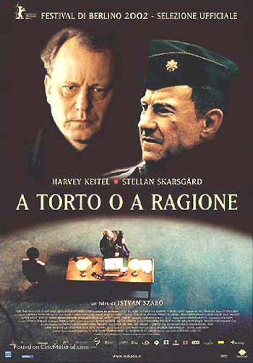 Taking Sides - Italian Movie Poster