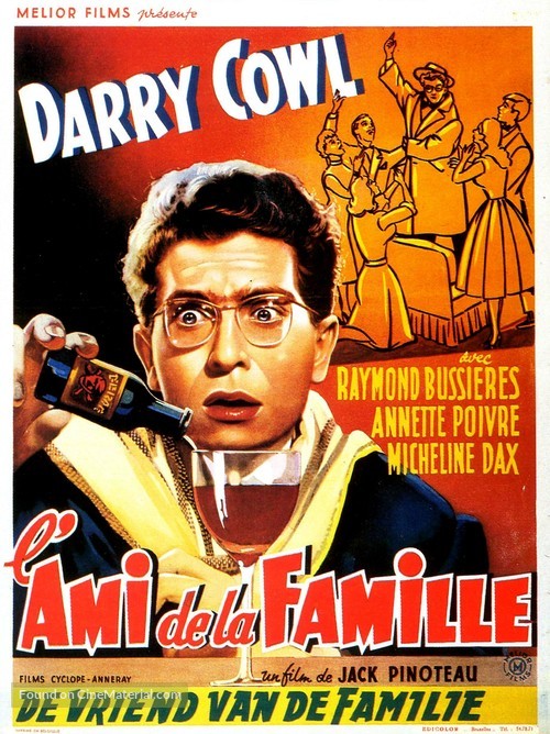 L&#039;ami de la famille - Belgian Movie Poster