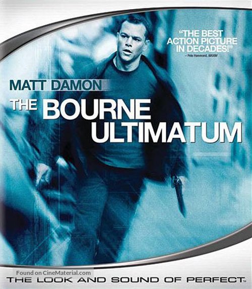 The Bourne Ultimatum - Blu-Ray movie cover