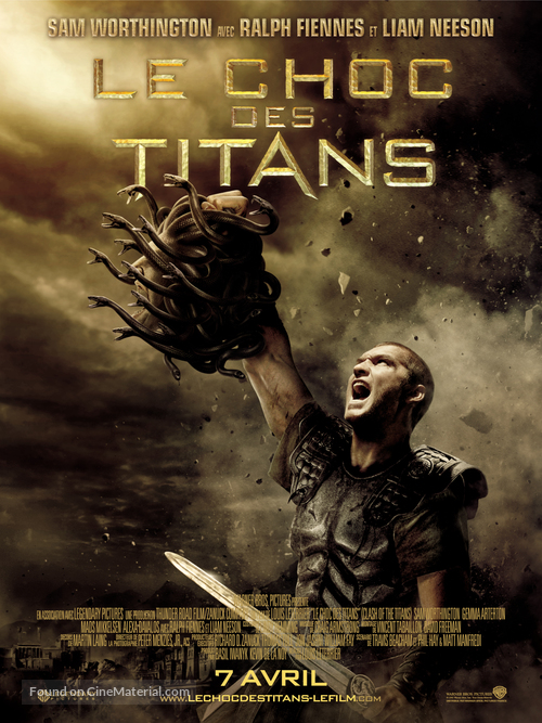Clash of the Titans - French Movie Poster