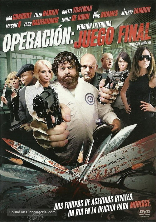 Operation Endgame - Spanish DVD movie cover