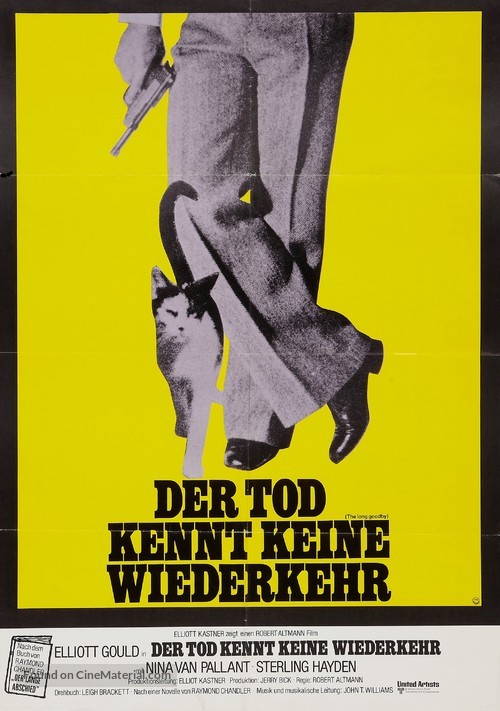 The Long Goodbye - German Movie Poster