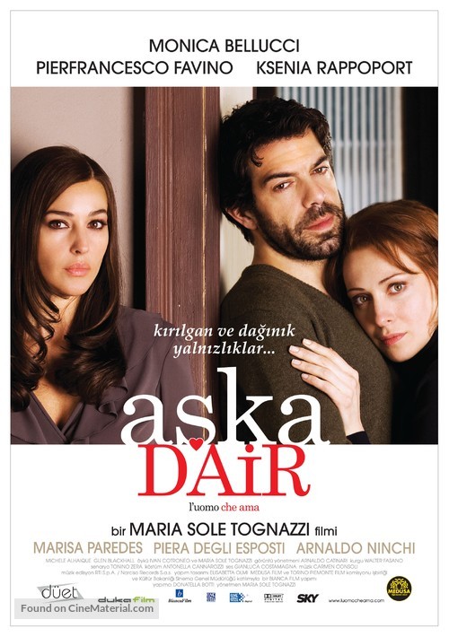 L&#039;uomo che ama - Turkish Movie Poster