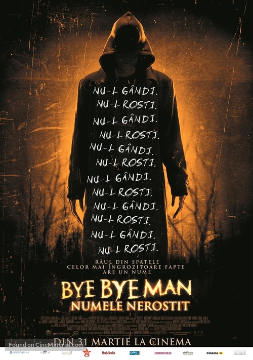 The Bye Bye Man - Romanian Movie Poster