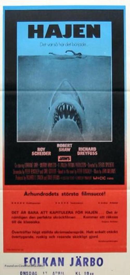 Jaws - Swedish Movie Poster