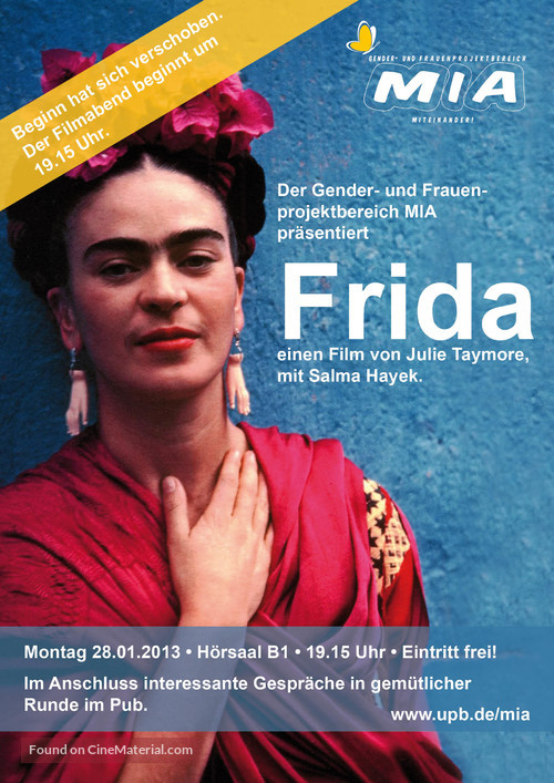 Frida - German Movie Poster