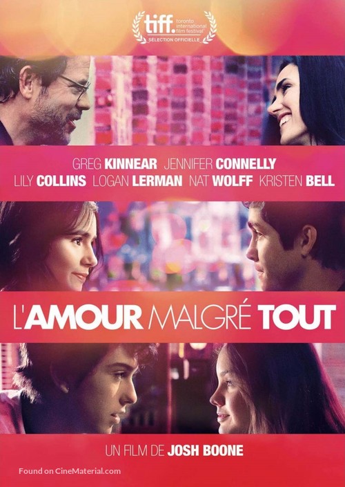 Stuck in Love - French DVD movie cover