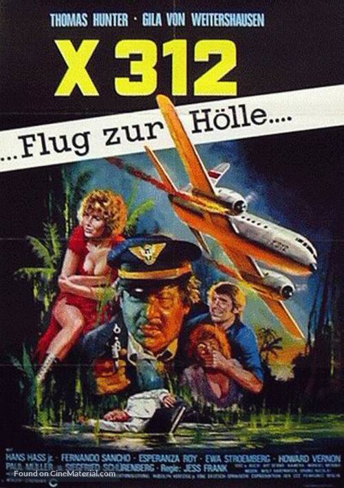 X312 - Flug zur H&ouml;lle - German Movie Poster