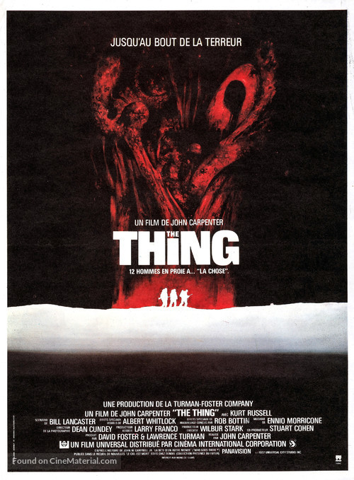 The Thing - French Movie Poster