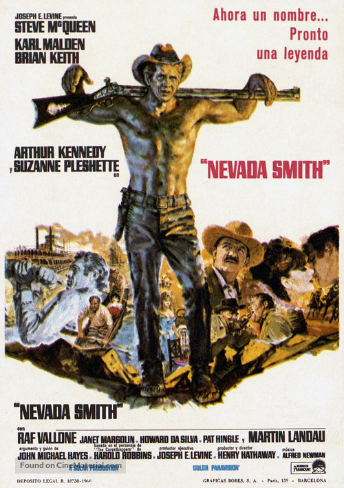 Nevada Smith - Spanish Movie Poster