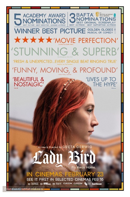 Lady Bird - British Movie Poster