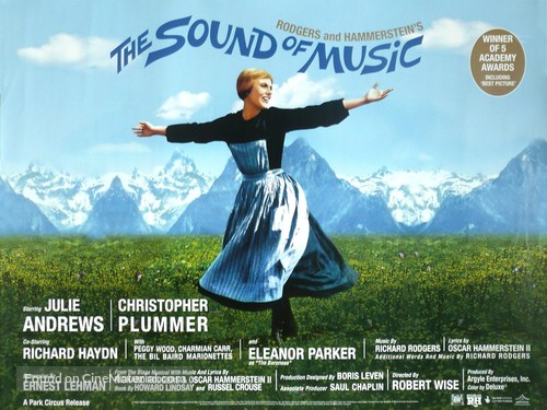 The Sound of Music - British Re-release movie poster