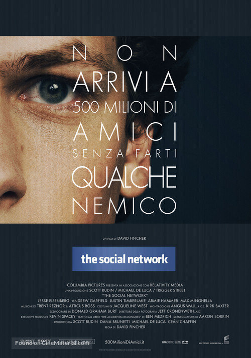 The Social Network - Italian Movie Poster