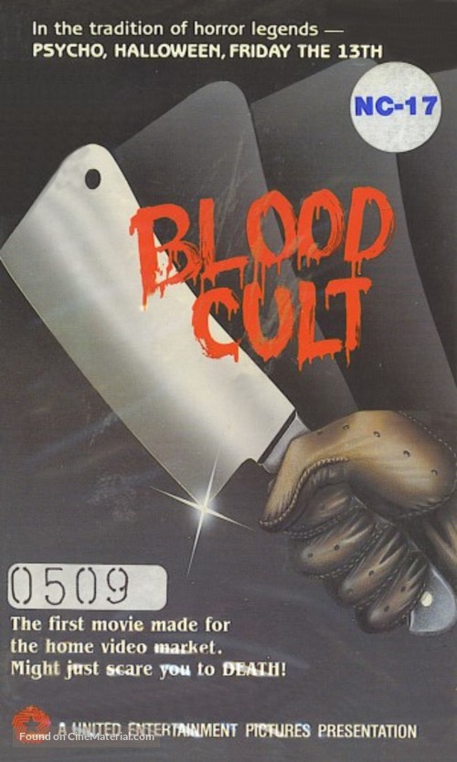 Blood Cult - VHS movie cover