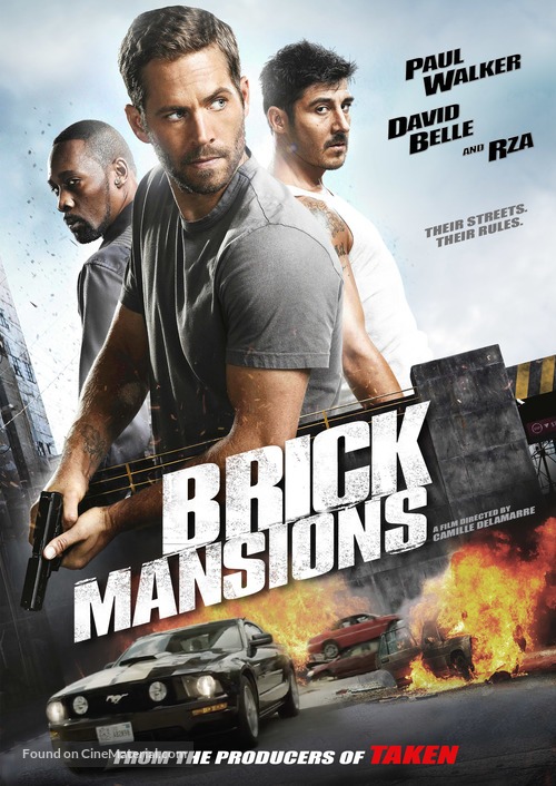 Brick Mansions - Canadian DVD movie cover
