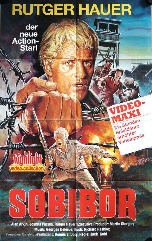 Escape From Sobibor - German Movie Poster