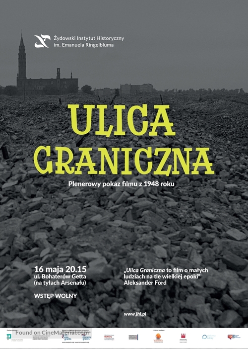 Ulica Graniczna - Polish Movie Poster