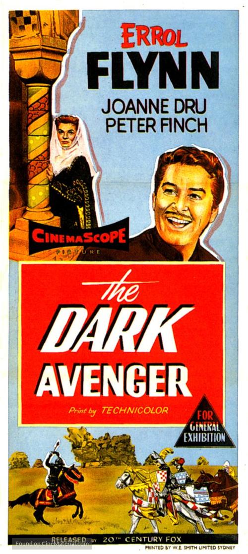 The Dark Avenger - Australian Movie Poster