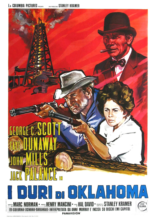 Oklahoma Crude - Italian Movie Poster