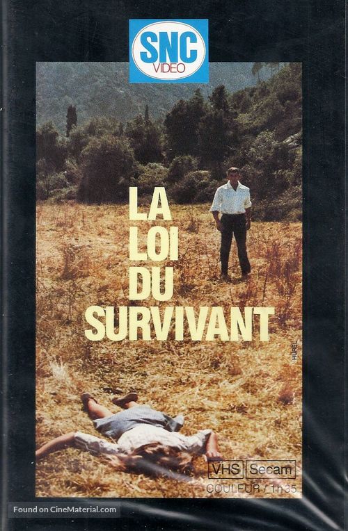 La loi du survivant - French VHS movie cover