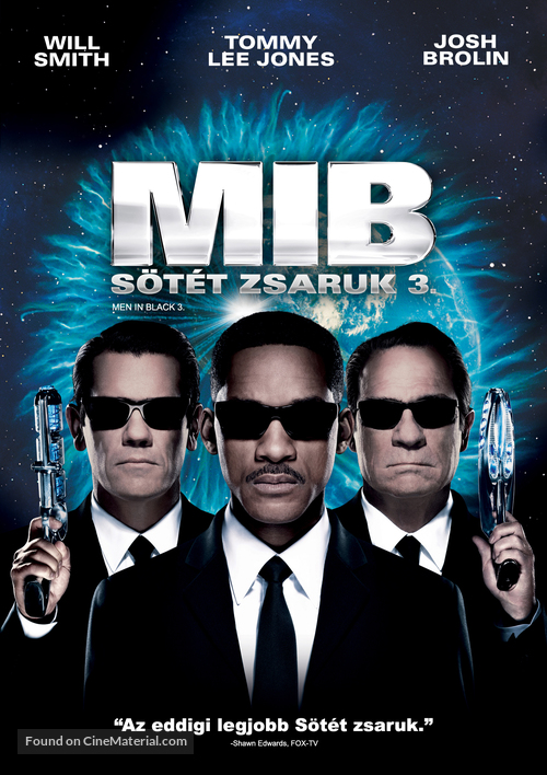 Men in Black 3 - Hungarian DVD movie cover