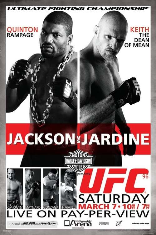 UFC 96: Jackson vs. Jardine - Movie Poster