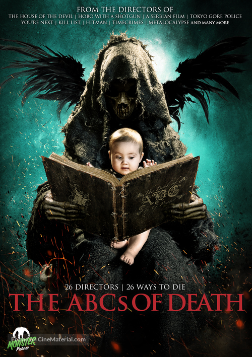The ABCs of Death - British DVD movie cover