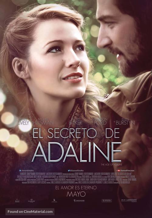 The Age of Adaline - Mexican Movie Poster