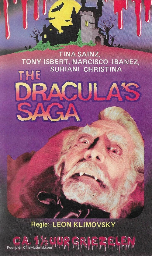 La saga de los Dr&aacute;cula - Dutch VHS movie cover