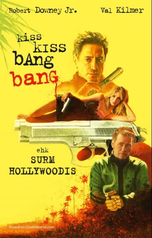 Kiss Kiss Bang Bang - Estonian DVD movie cover