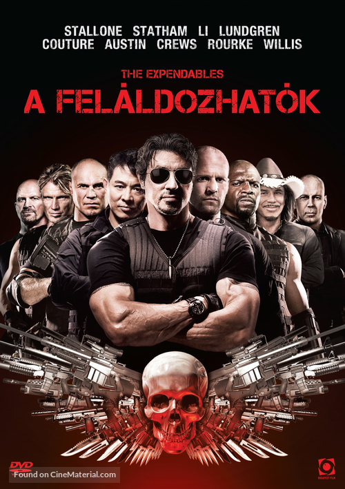 The Expendables - Hungarian DVD movie cover