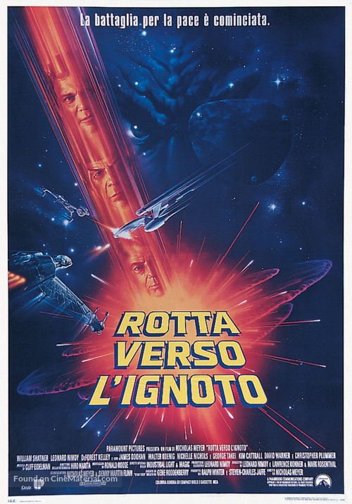 Star Trek: The Undiscovered Country - Italian Theatrical movie poster