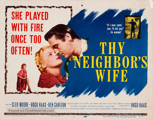 Thy Neighbor&#039;s Wife - Movie Poster