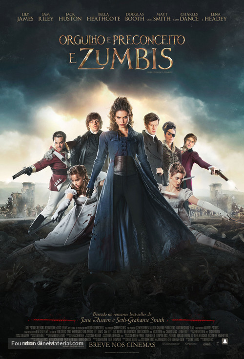 Pride and Prejudice and Zombies - Brazilian Movie Poster