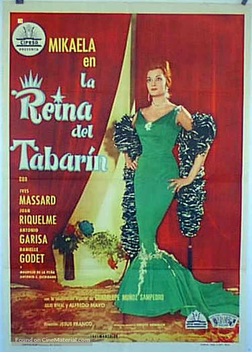 La reina del Tabar&iacute;n - Spanish Movie Poster