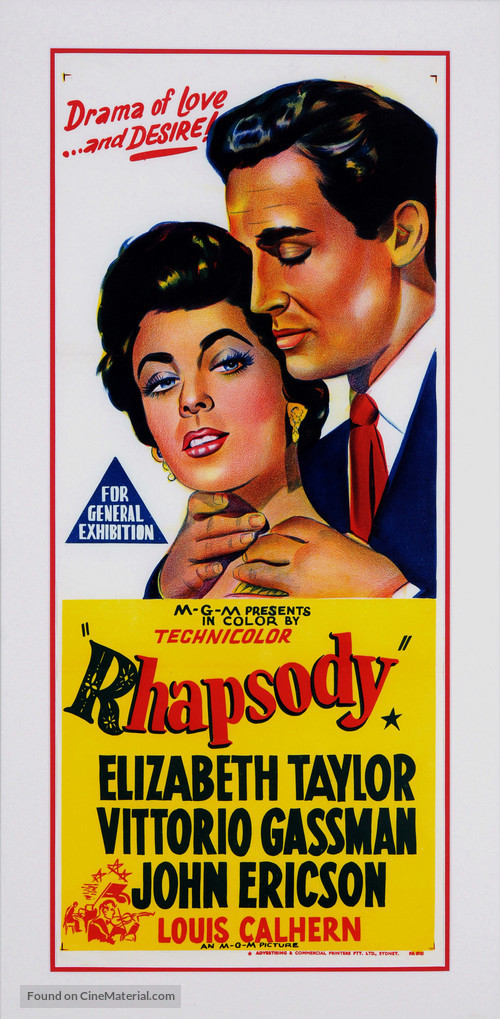 Rhapsody - Australian Movie Poster