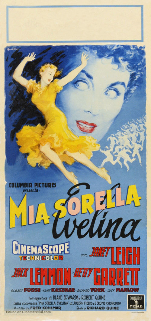 My Sister Eileen - Italian Movie Poster