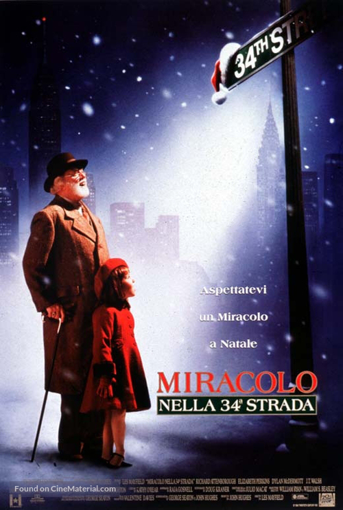 Miracle on 34th Street - Italian Movie Poster