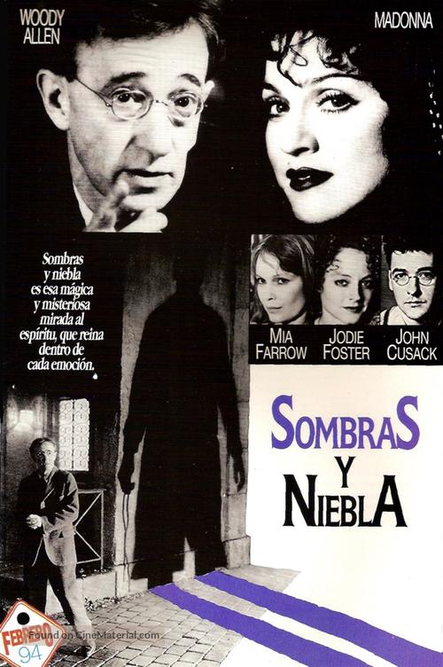Shadows and Fog - Argentinian Movie Poster